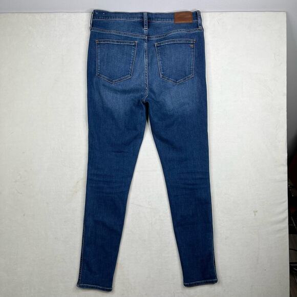 Madewell 10" High-Rise Roadtripper Supersoft Skinny Mid Wash Blue Jeans Size 29 - Picture 2 of 7